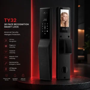 Sydney Smart Locks TY32 3D Face Recognition Video Intercom Smart Door Lock